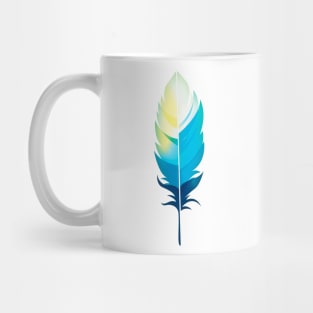 Colorful nature feather Mug